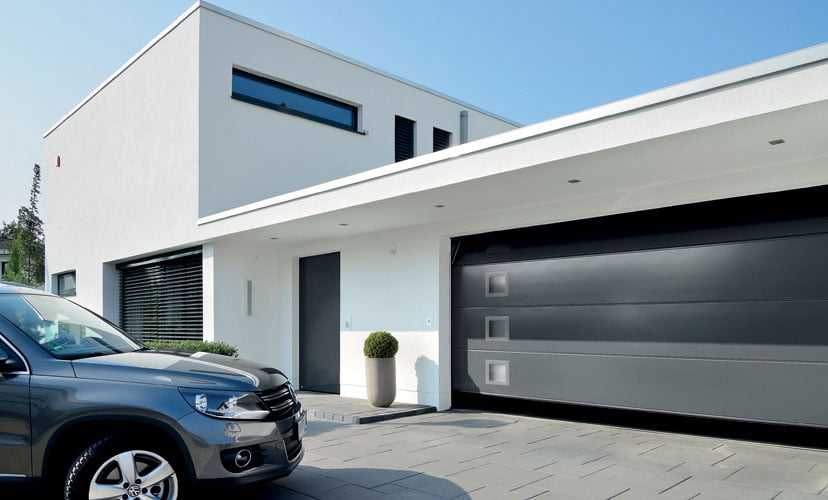 Modern garage door