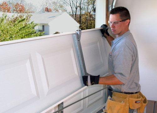 Garage door installation